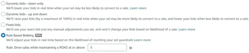 rule based bidding