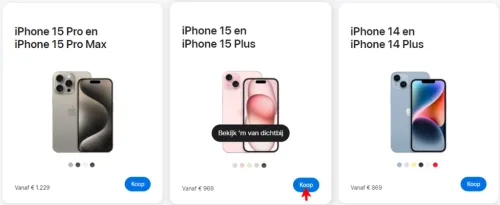 apple knop CRO